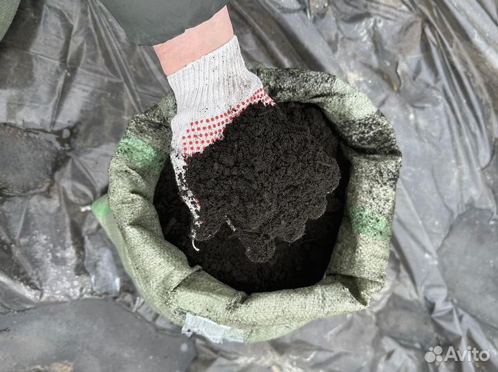Земля чернозем в мешках 50 л