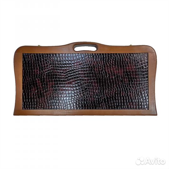 Нарды из эко-кожи дипломат с ручкой (40х20 см) Нар