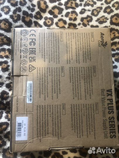 Блок питания aerocool vx plus 500w