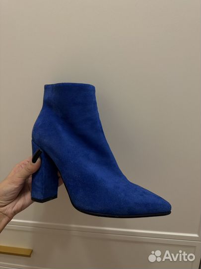 Ботильоны замша