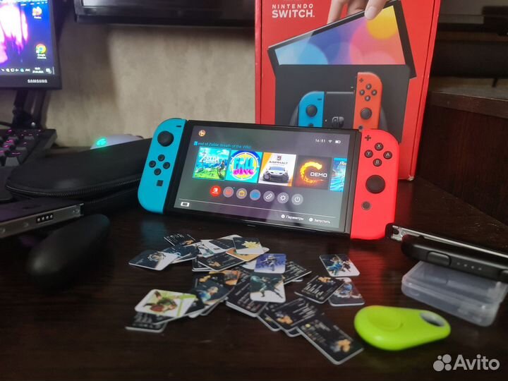 Nintendo switch oled, 64/256