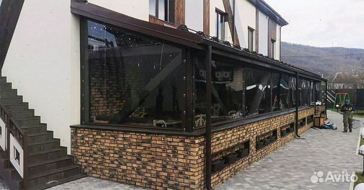 Гибкие окна для веранды