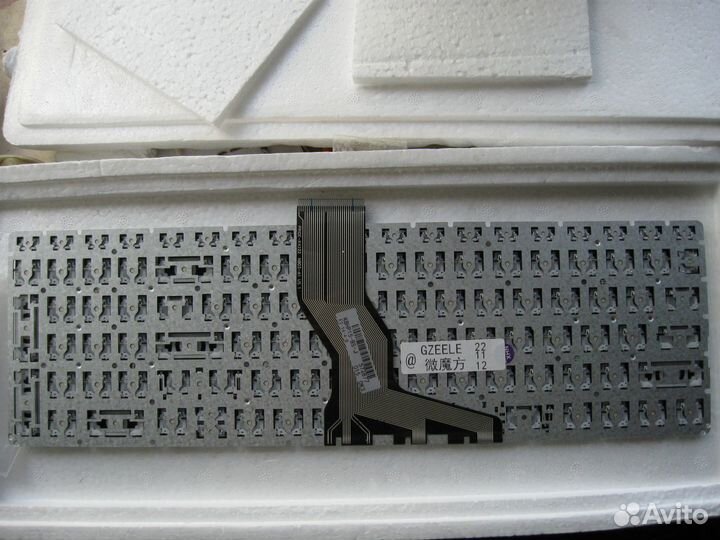 Клавиатура для HP 15-BS цвет серебристый