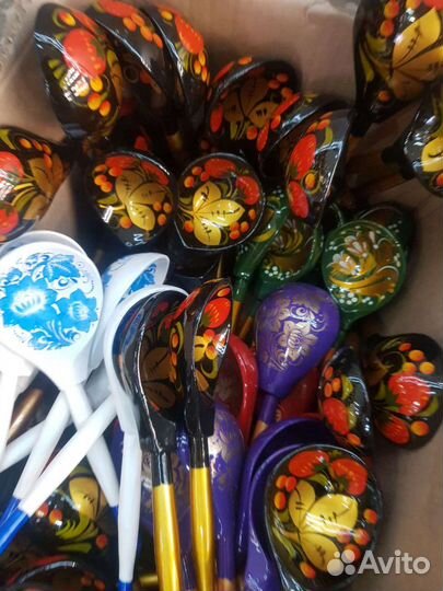 Деревянные ложки хохлома