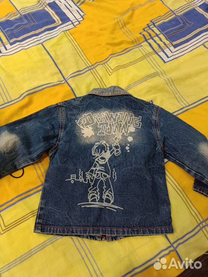 Джинсовая куртка для мальчика 3 -4 -5 лет