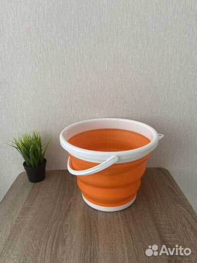 Ведро складное силиконовое