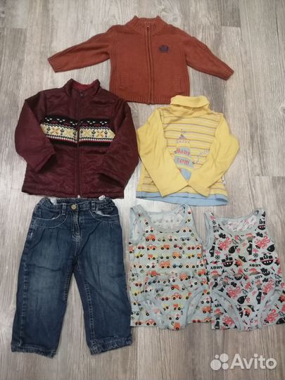 Одежда пакетом для мальчика 80-86