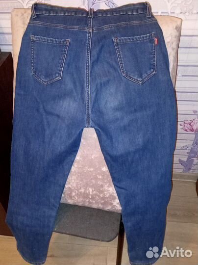 Утеплённые джинсы женские