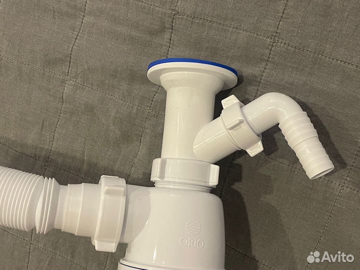 Сифон для кухонной мойки orio А-420521 с отводом