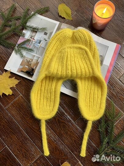 Шапка ушанка женская