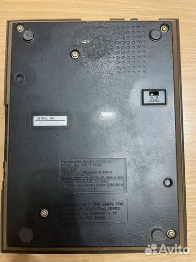 Винтажный автоответчик Panasonic KX-T1420