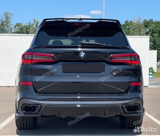 Спойлер BMW X5 G05 верхний узкий