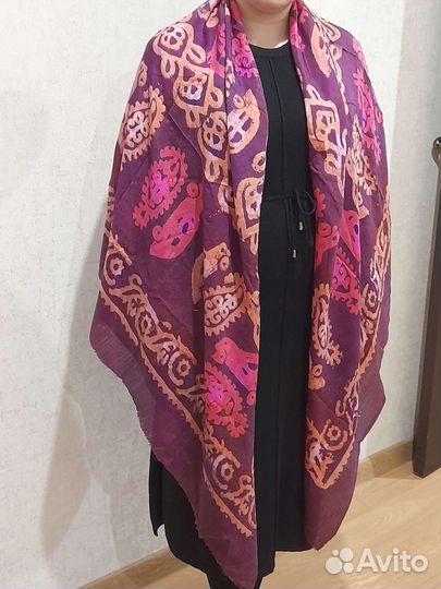 Платок старинный шёлковый гульменди