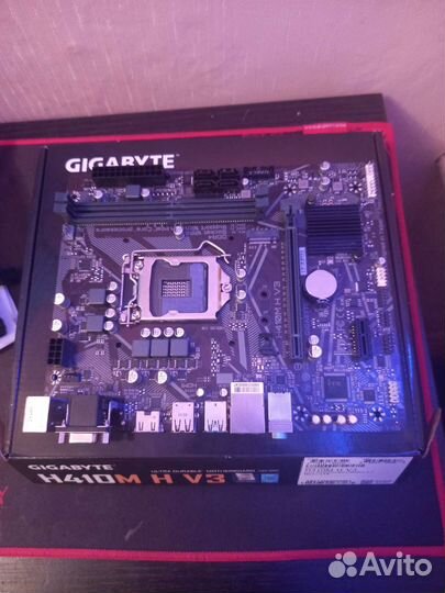 Материнская плата gigabyte h410m h v3 lga 1200