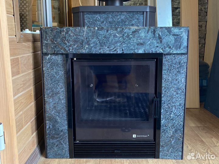 Дровная печь изистим Ялта 15 в камне Пироксенит