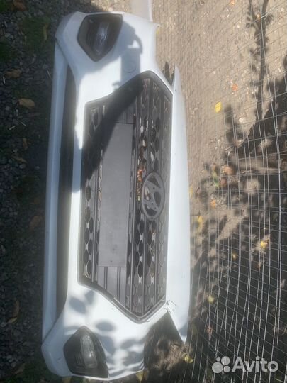 Бампер на солярис 2018