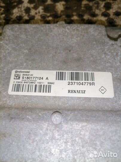 Блок управления двс Renault Logan 2