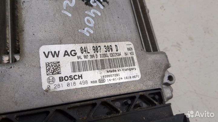 Блок управления двигателем Skoda Octavia (A7), 2014