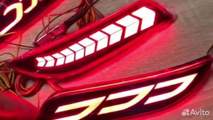 Задние Диодные Катафоты на Лада Приора-2