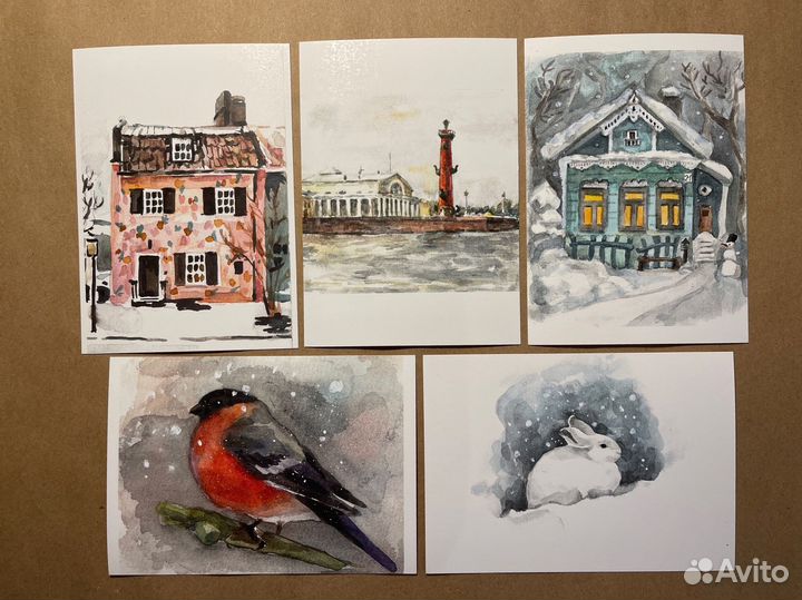 Авторские почтовые открытки