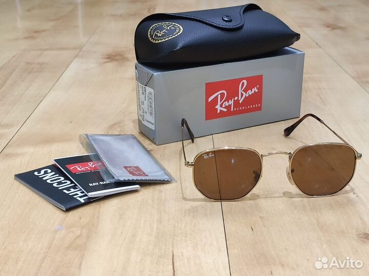 Очки новые Ray Ban Hexagonal rb3548, оригинал