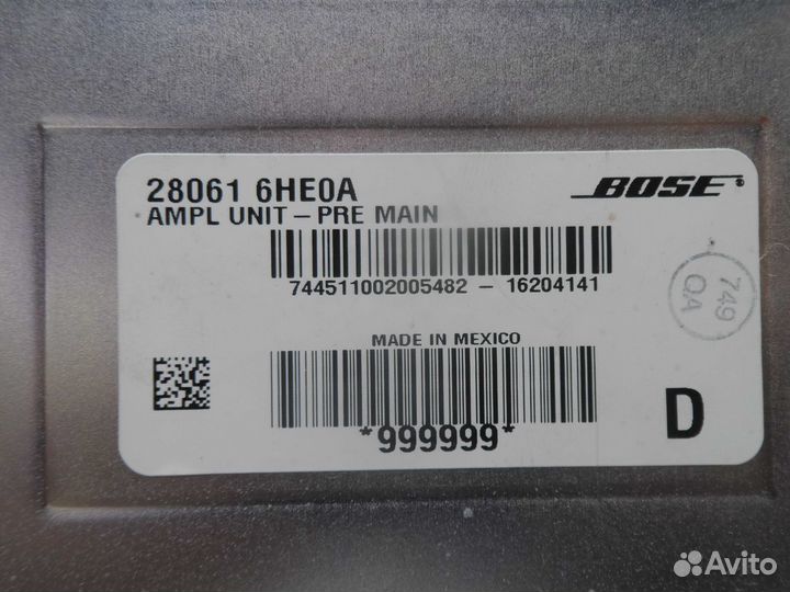 Усилитель звука Infiniti Q50 V37 280616HE0A