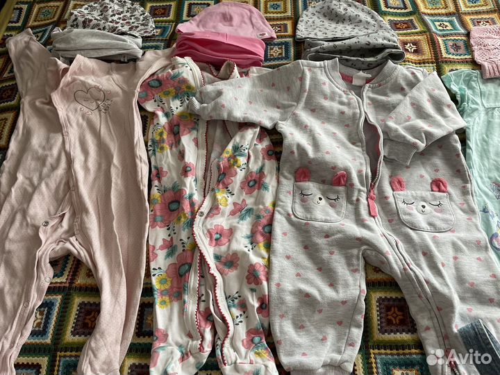 Продам пакетом вещи для девочки 6-9 мес