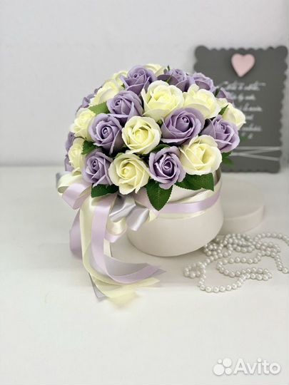 Вечный Букет из роз «Венецианка