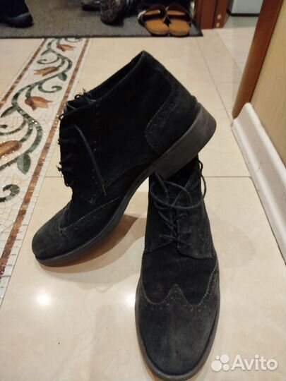 Ботинки замшевые мужские 43 размер