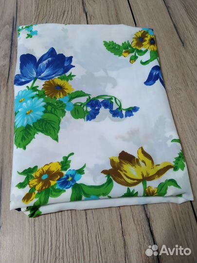 Отрез ткани шелк натуральный