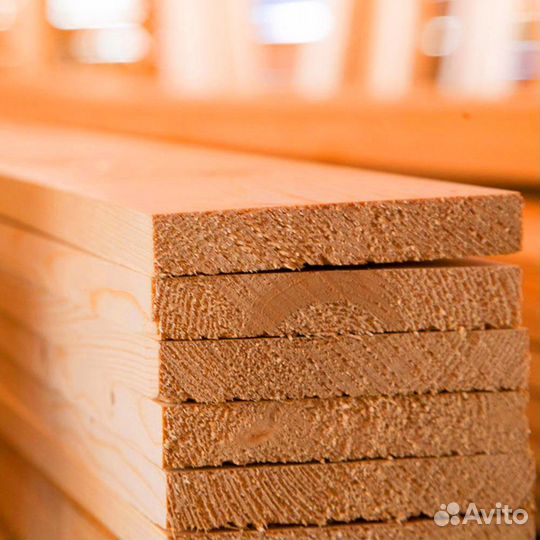 Надежная доска из лиственницы 40х150х6000мм, обрез