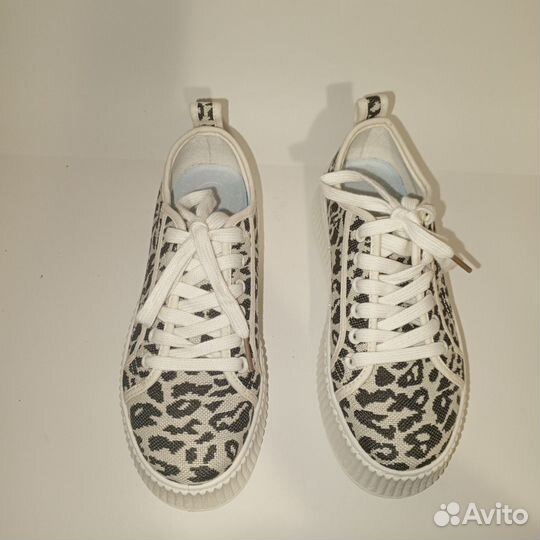 Кроссовки / полуботинки леопардовые женские 36-40