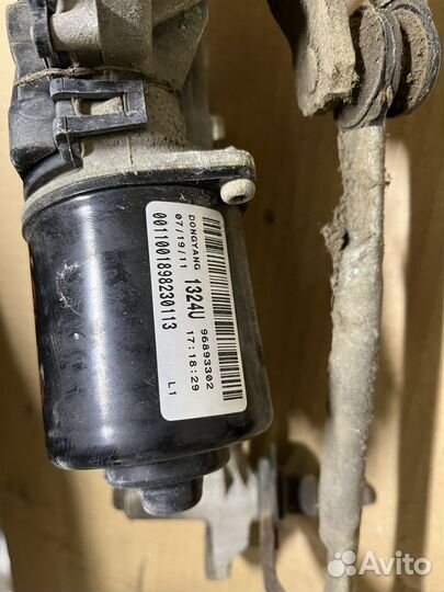 Трапеция дворников chevrolet cruze