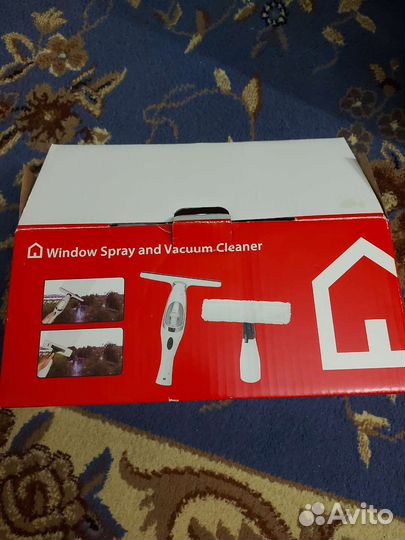 Пылесос и распылитель для чистки окон 2 в 1