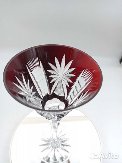 Бокалы цветной хрусталь