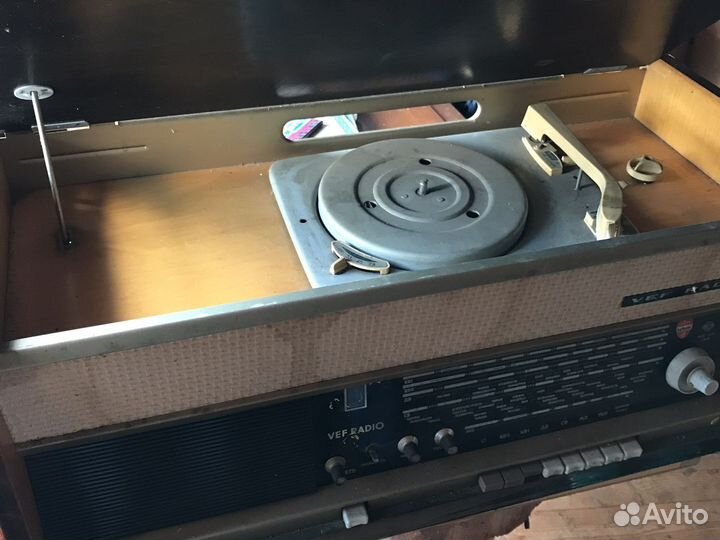 Ламповая радиола vef radio