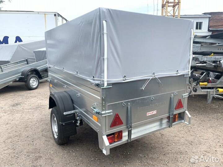 Прицеп сст 7132-2К (Надставной борт и Тент 0.8)