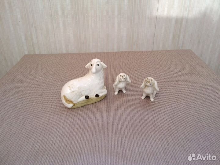 Статуэтки Овечка и собачки