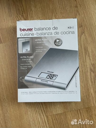 Весы кухонные beurer