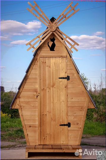 Уличный туалет с установкой