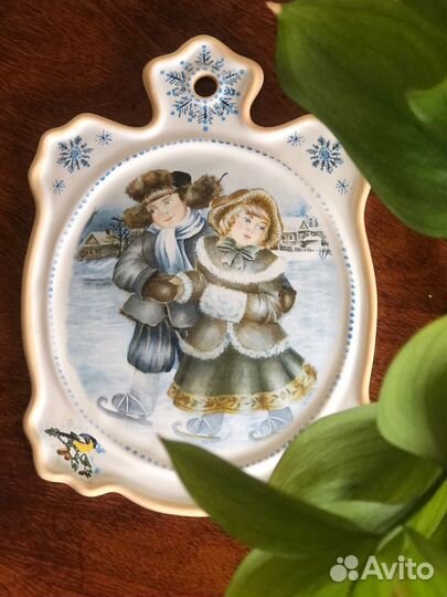 Сырная доска керамика