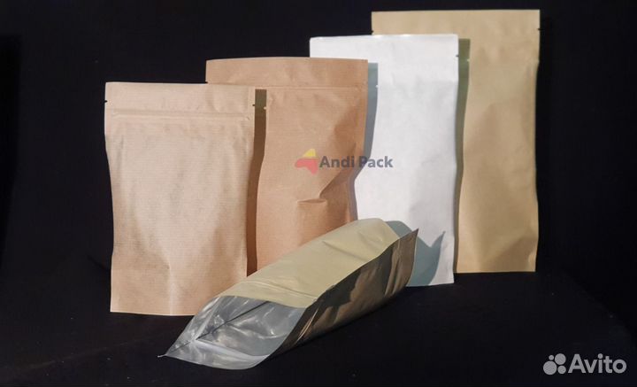 Крафт пакеты дой пак закрытые