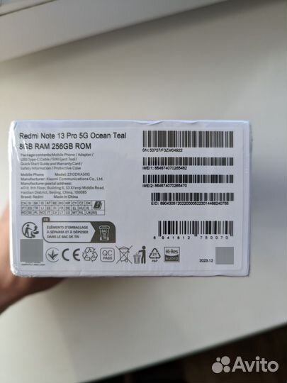Xiaomi Redmi Note 13 Pro 5G, 8/256 ГБ