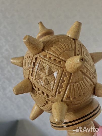 Булава деревянная