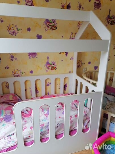 Детская кровать от 3 лет с матрасом бу