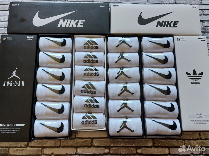Носки Nike Adidas Jordan Puma