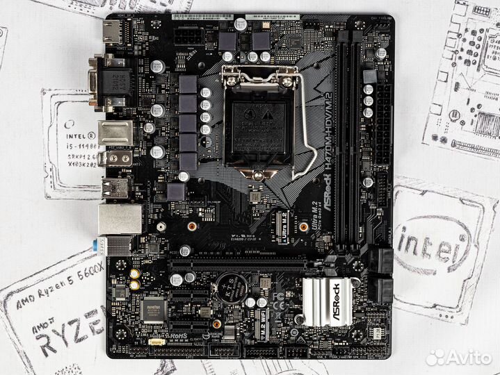 Материнская плата ASRock H470M-HDV/M.2