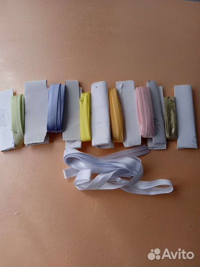 Косая бейка в отрезах