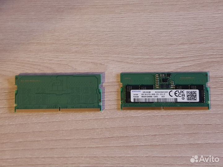 Оперативная память 2x8 Samsung DDR5 sodimm 8GB 1Rx