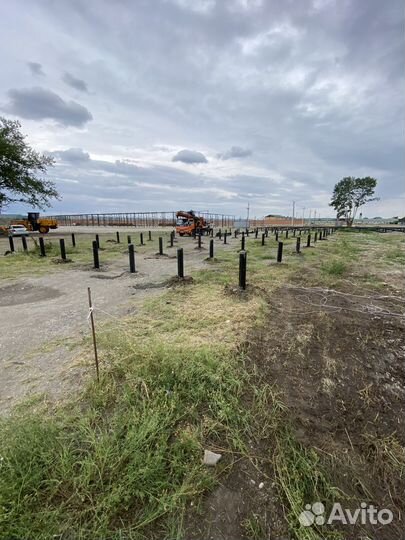 Свайно винтовой фундамент